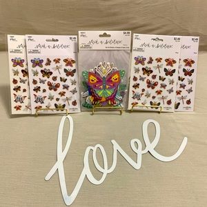 240 pc The Paper Studio Stickabilities Beautiful, Colorful Bug Stickers